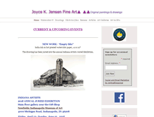 Tablet Screenshot of joycekjensen.com